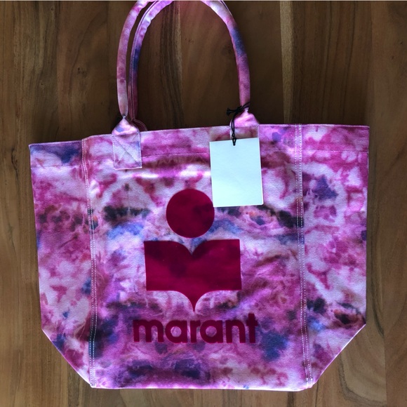 Last one remaining! Isabel Marant Yenky Tie-Dye Canvas Tote- Pink - Picture 4 of 9